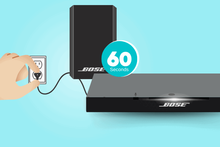 soft-reset your bose soundbar