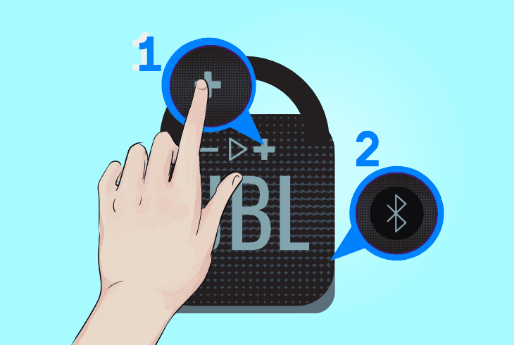 reset the system of jbl clip 4