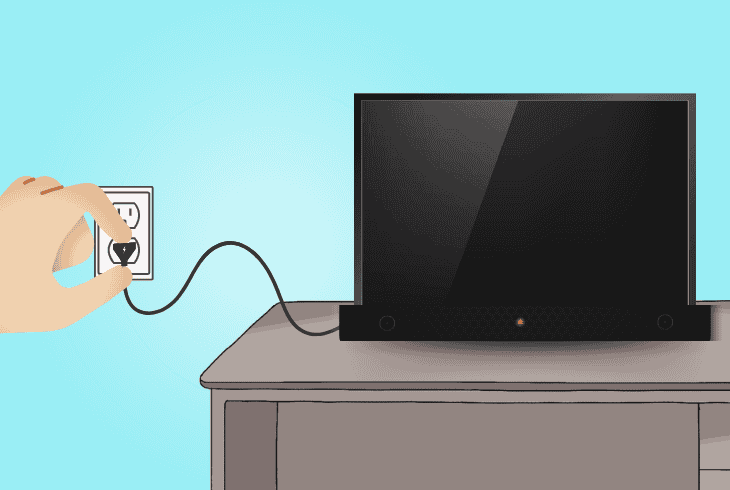 power cycle the soundbar & tv