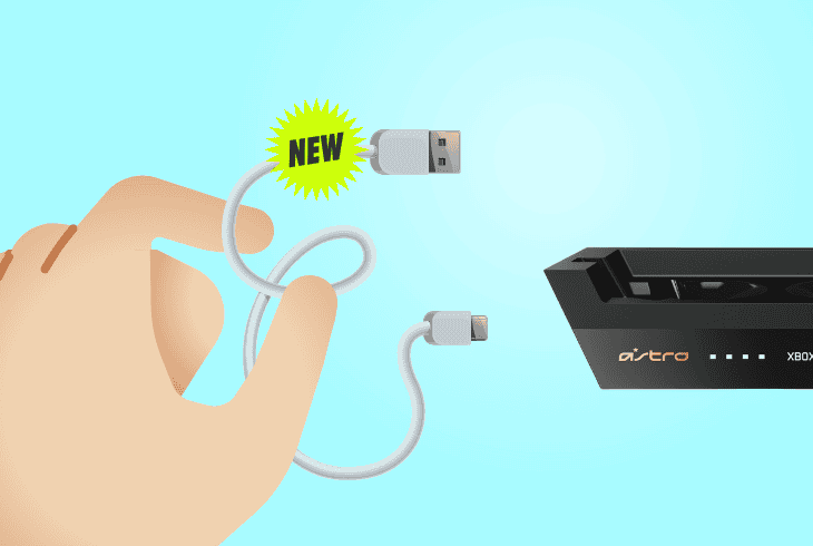 replace the usb charging cable