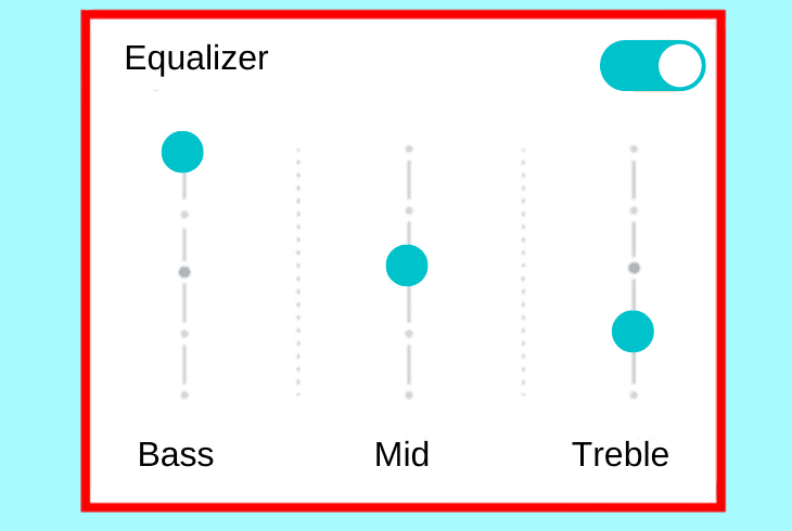 settings jbl flip 6 equalizer (bass)