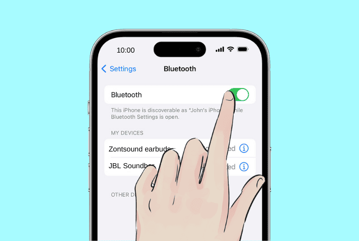 re-activate the bluetooth feature