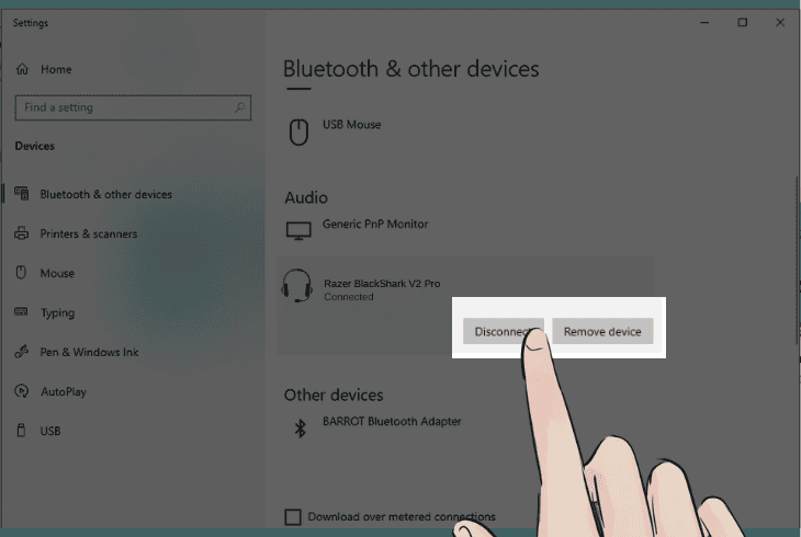 re-add the blackshark’s bluetooth profile