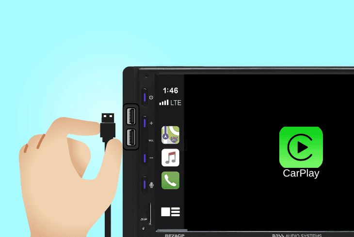 set up boss carplay over usb