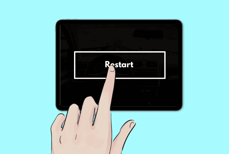 restart the carplay-enabled stereo