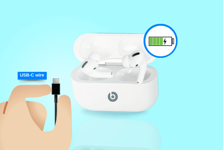 refill the charging case’s battery