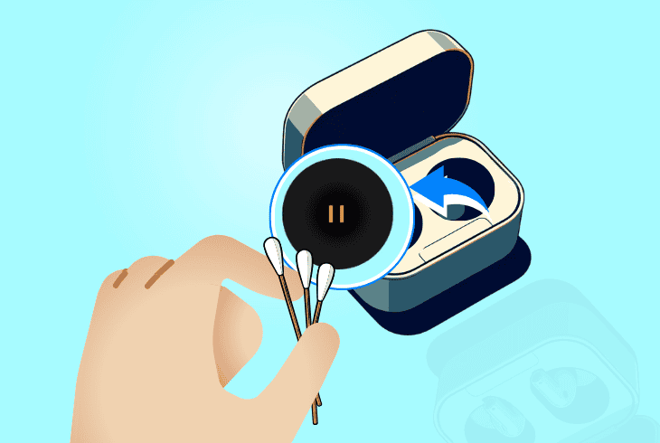 clean the jbl buds/case contacts