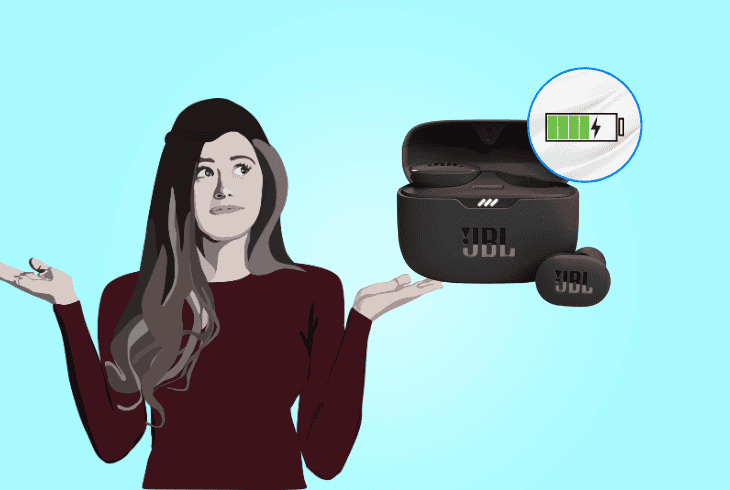 how to know jbl earbuds case charging