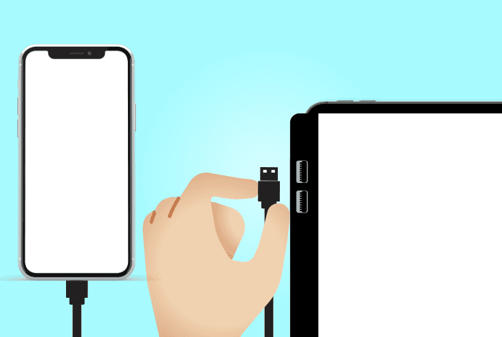 set up over usb connection (wired)