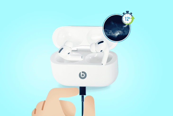 charge the earbuds overnight