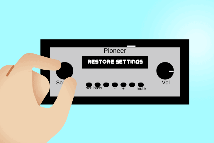 factory defaults restore radio