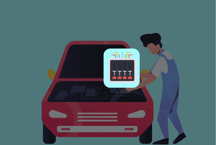 inspect the vehicle’s fuses box