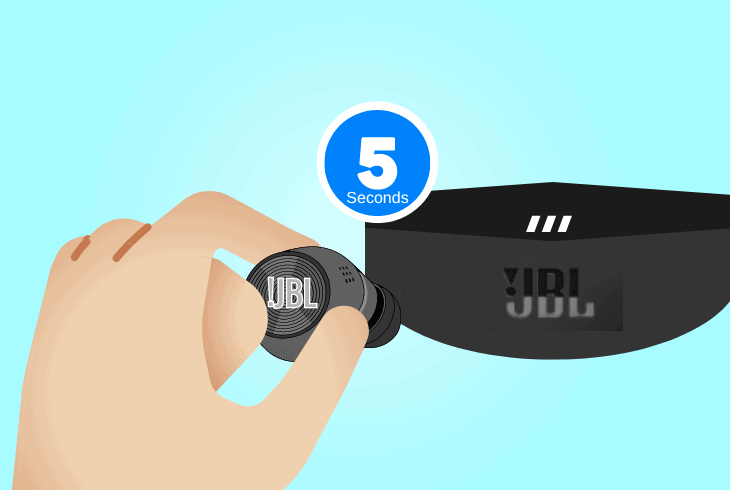 factory reset the jbl earbuds