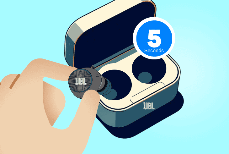 system reset the jbl earbuds