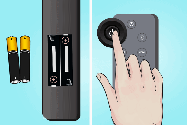 soft reset the jbl remote control