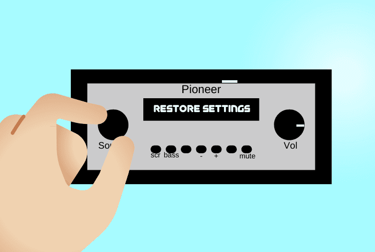 factory reset your stereo manually
