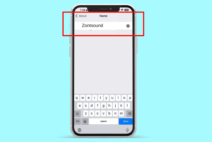 change the iphone’s network name