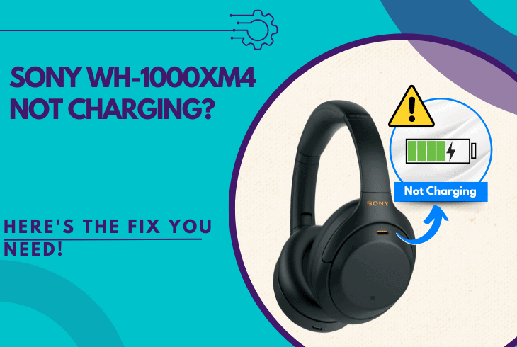 sony wh-1000xm4 not charging