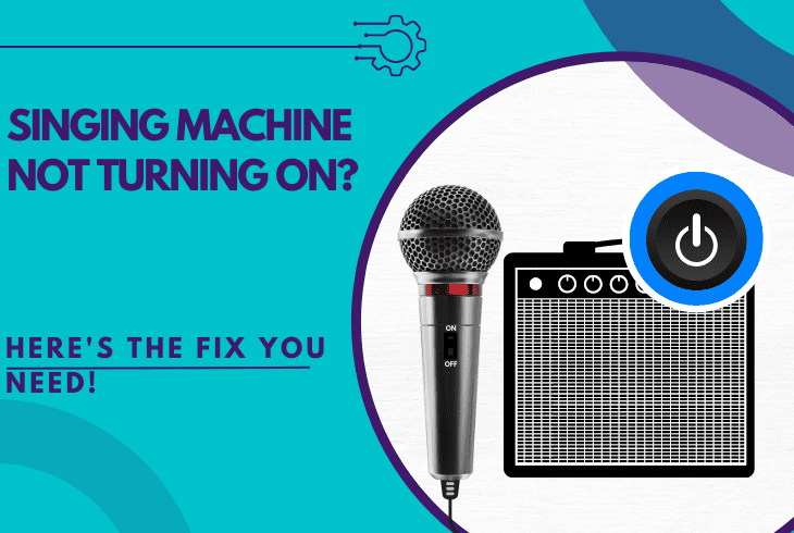singing machine not turning on
