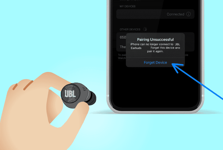 unpair earbuds from other devices