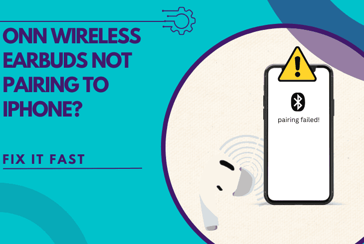 onn wireless earbuds not pairing to iphone