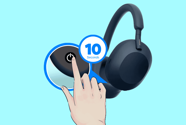 activate sony xm5’s “pairing” mode