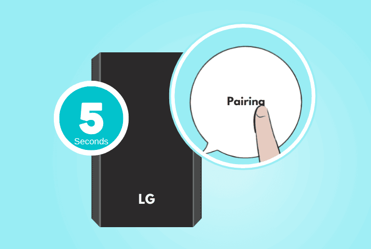 how to enable subwoofer “pairing” mode
