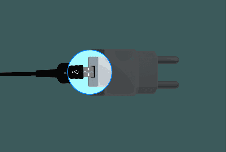 connect usb-a to power adapter