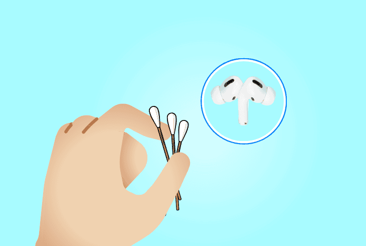 clean the problematic earbud