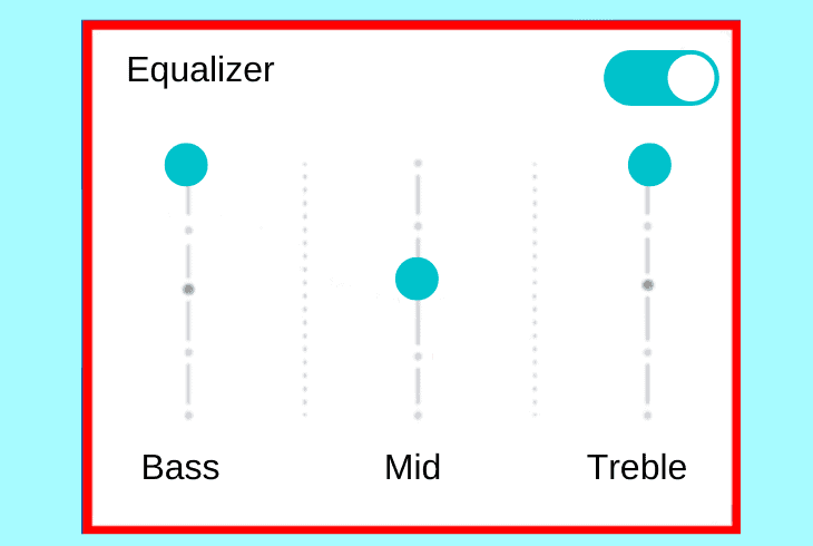 settings jbl flip 6 equalizer (rock)