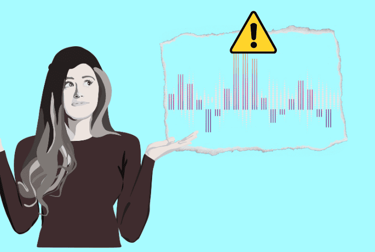 what causes shure sm7b background noise