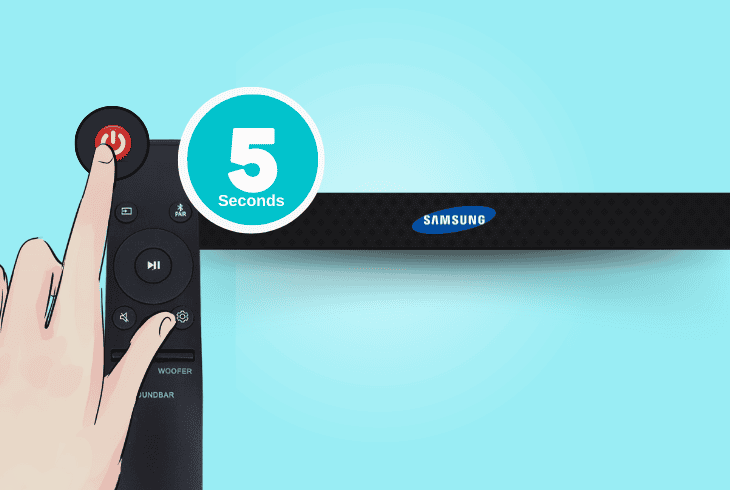 factory reset the soundbar