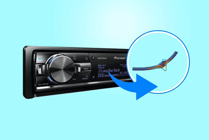 check for corroded stereo wiring