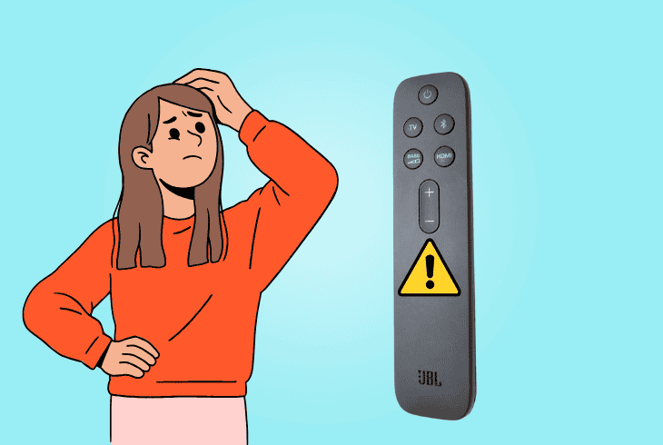 jbl sound bar remote stopped working