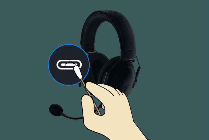 clean razer headset usb-c port