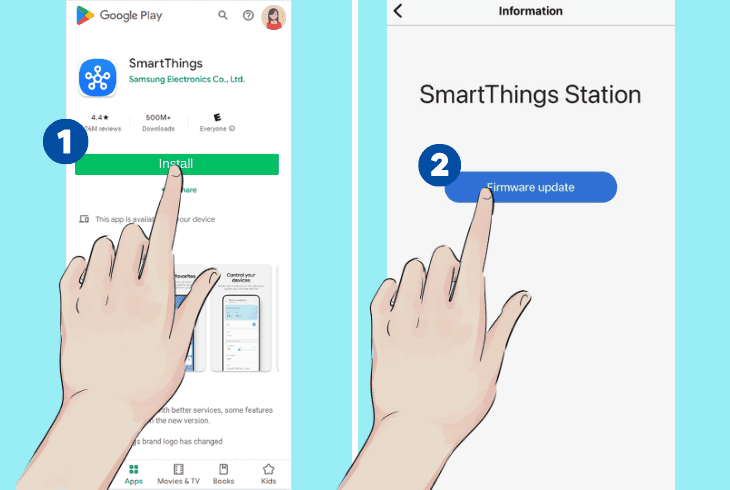 method #2 update via smartthings