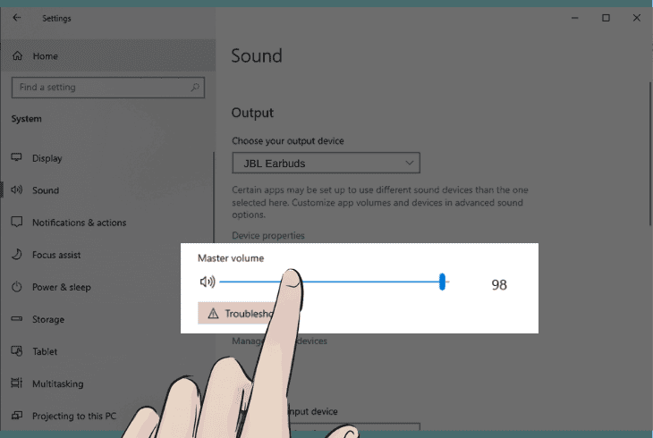 increase source’s volume