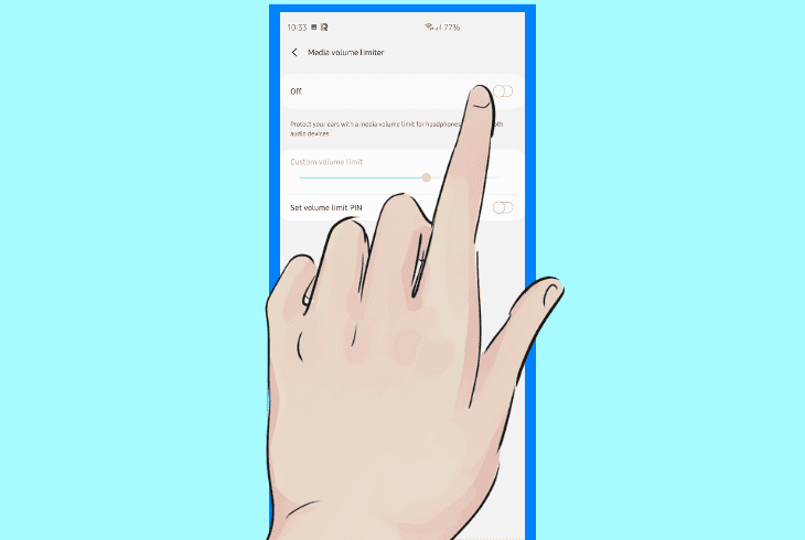stop the volume restrictions