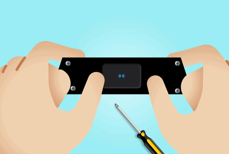 unplug your volume touch sensor