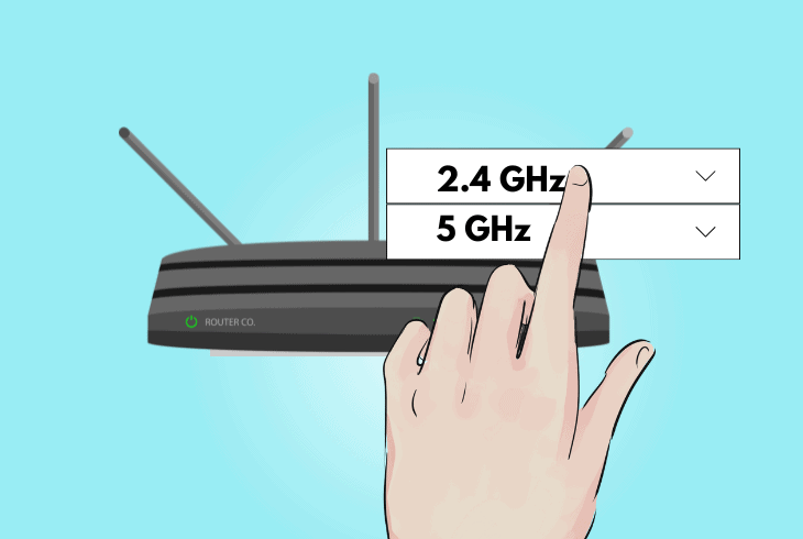switch to 2.4 ghz wi-fi frequency