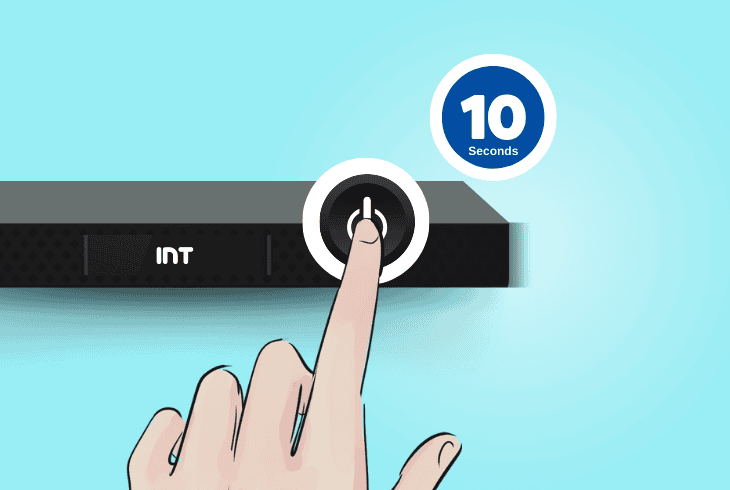 restore the soundbar to factory defaults