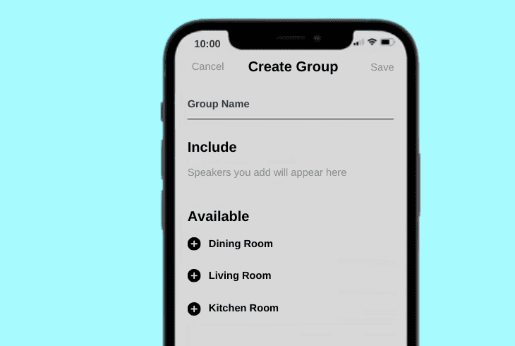 create a group with different play 1