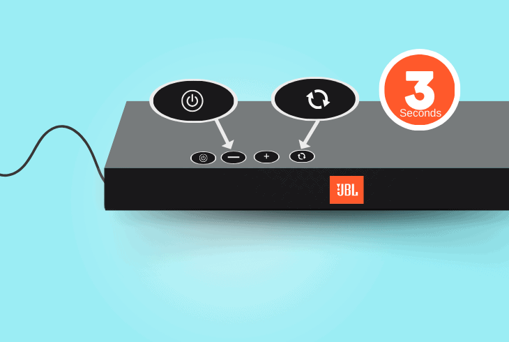 restore the soundbar to factory defaults