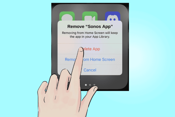 reinstall sonos app from iphone