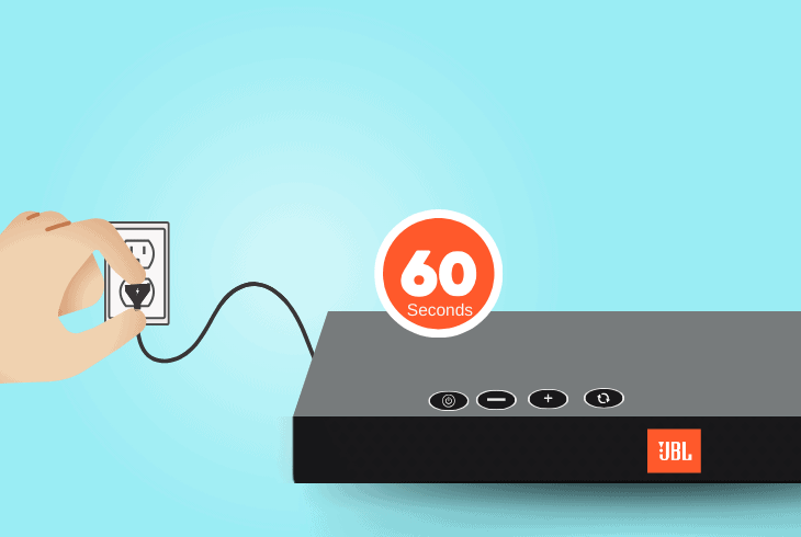 power reset your jbl soundbar