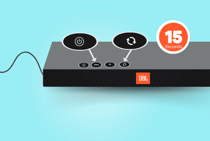 reset the jbl soundbar’s settings
