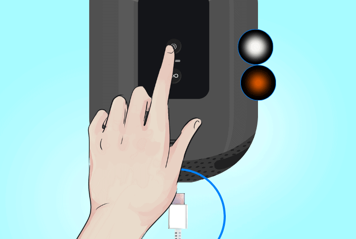 factory reset your muted speakers