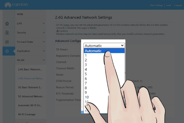 switch wireless network channel