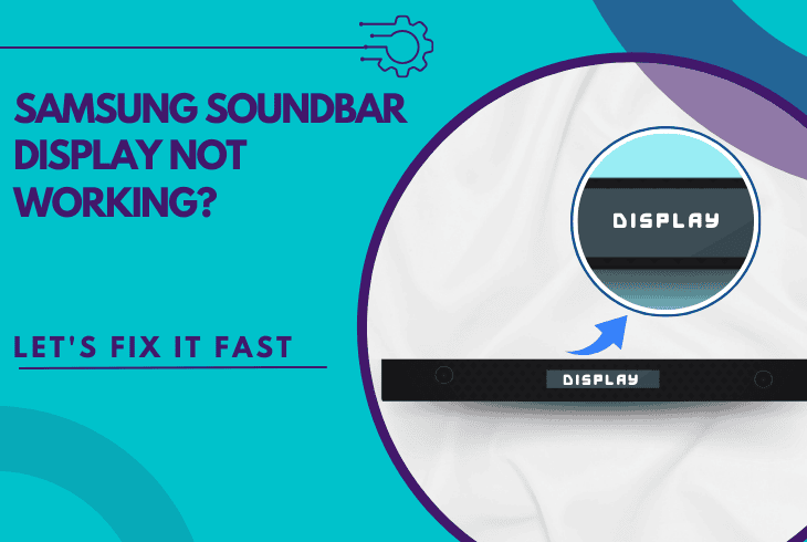 samsung soundbar display not working