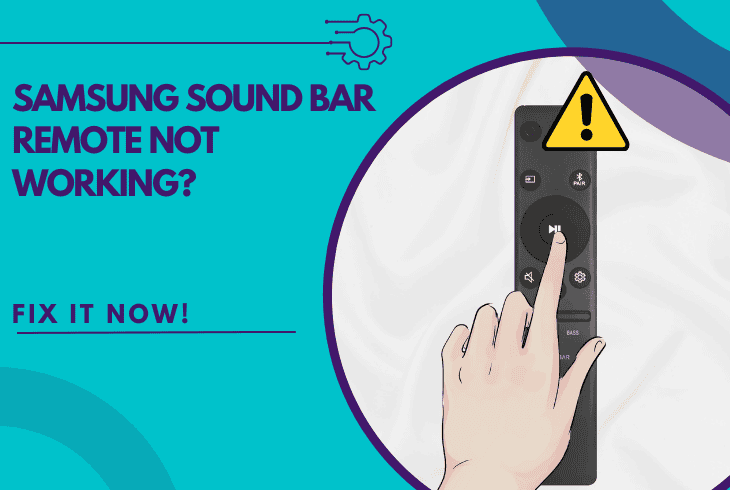 samsung sound bar remote not working